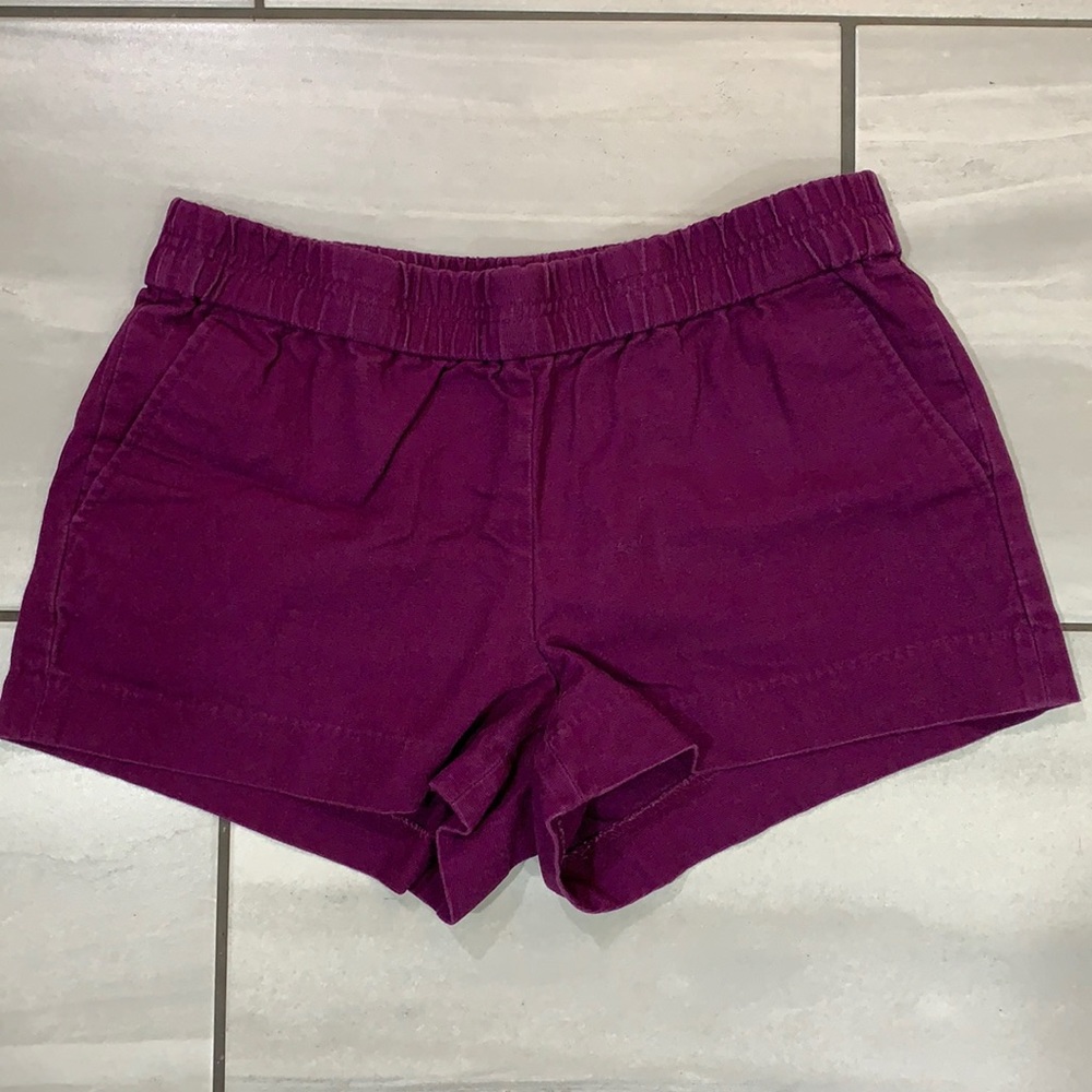 JCrew purple shorts
